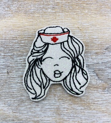 Vintage nurse feltie