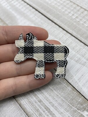 Plaid Moose Feltie