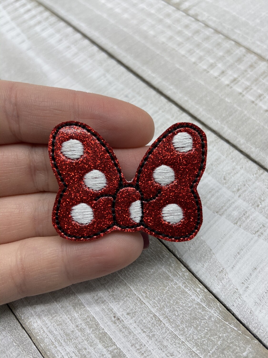 Minnie red bow Feltie