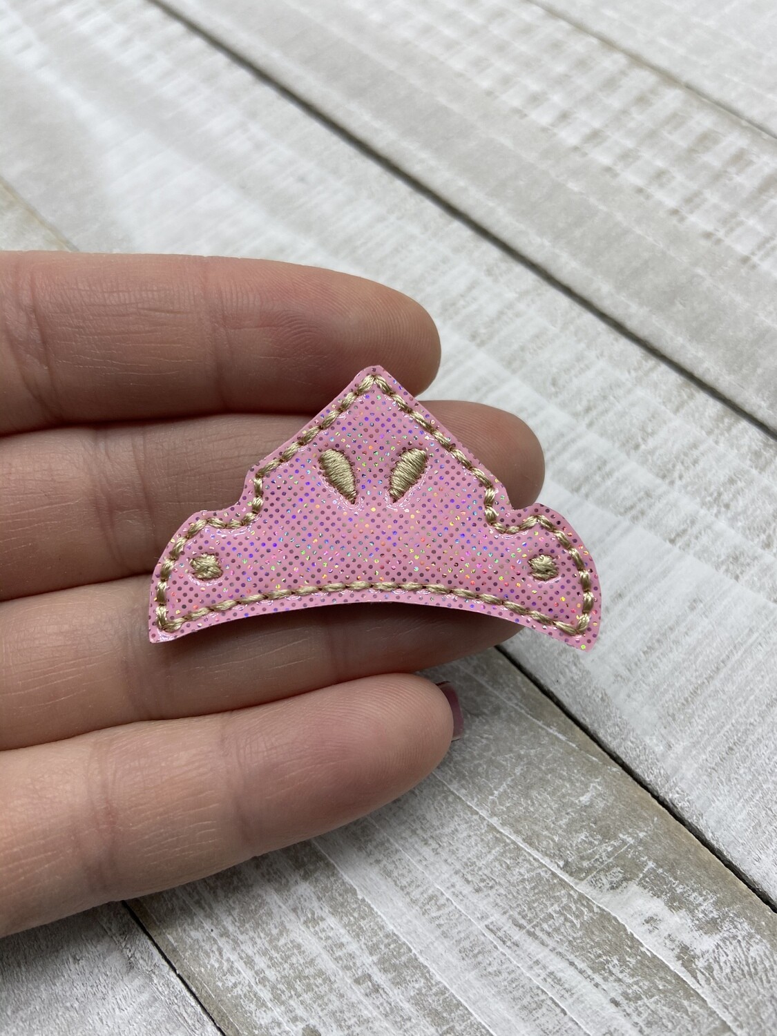 Pink crown Feltie