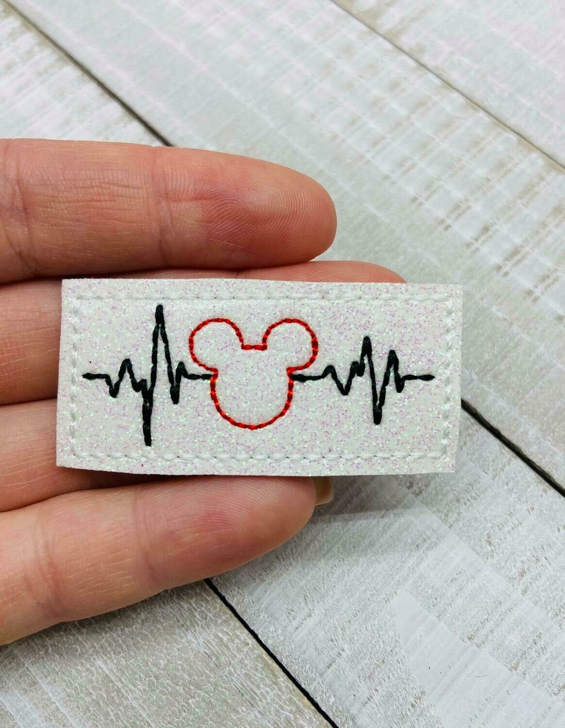 mickey heartbeat Feltie
