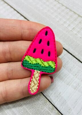 Watermelon stick feltie