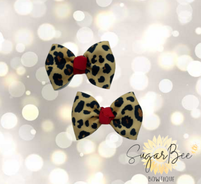 Piggy Tail Bows/New Born Bows