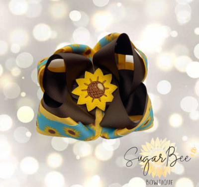 Sunflower Hairbow