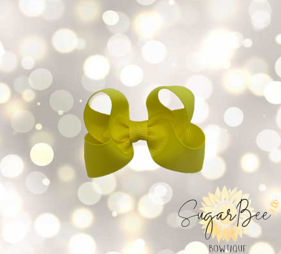 Lemon Baby Bow