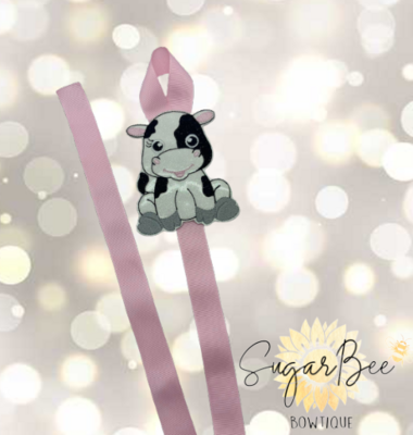 Pretty Cow Bow Holder