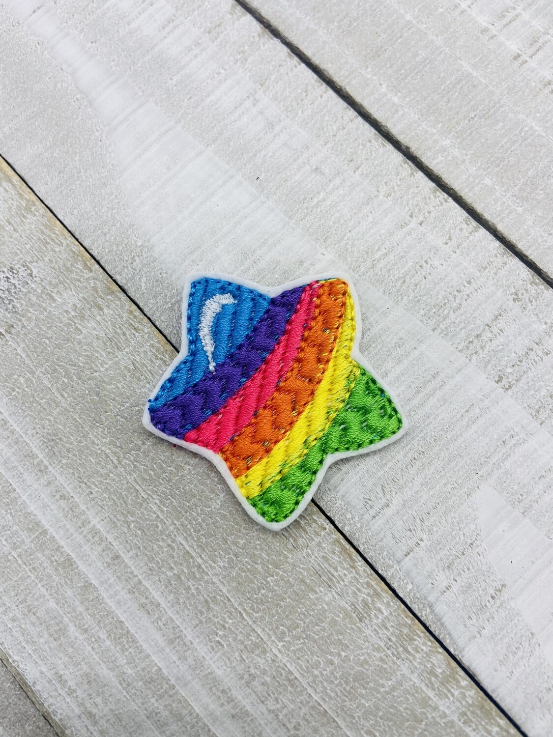 Rainbow star Feltie