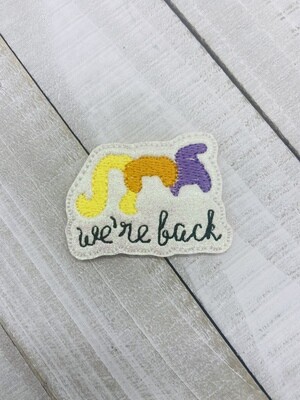 We’re back Feltie