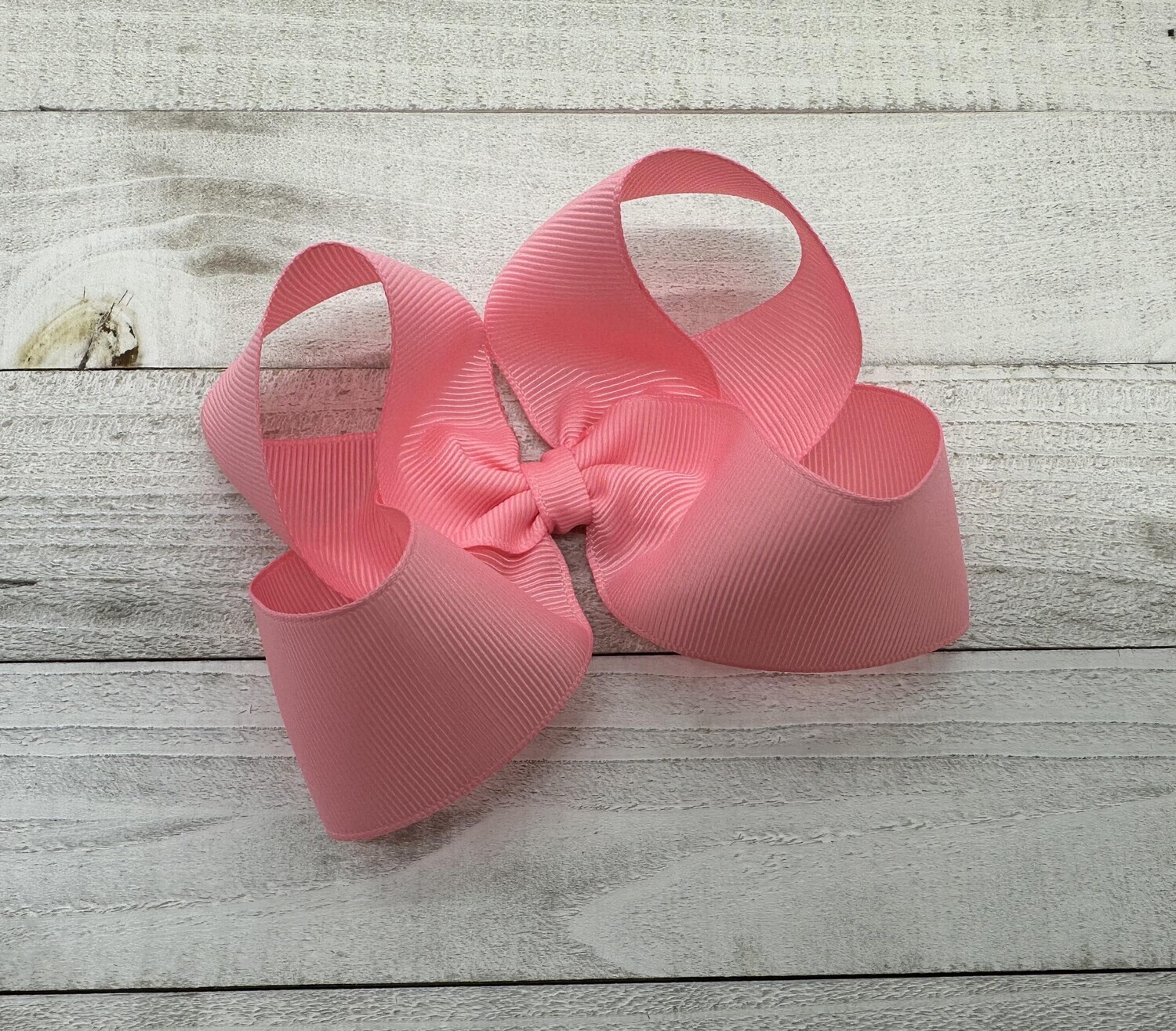 Single Solid Pink 4 inch bow