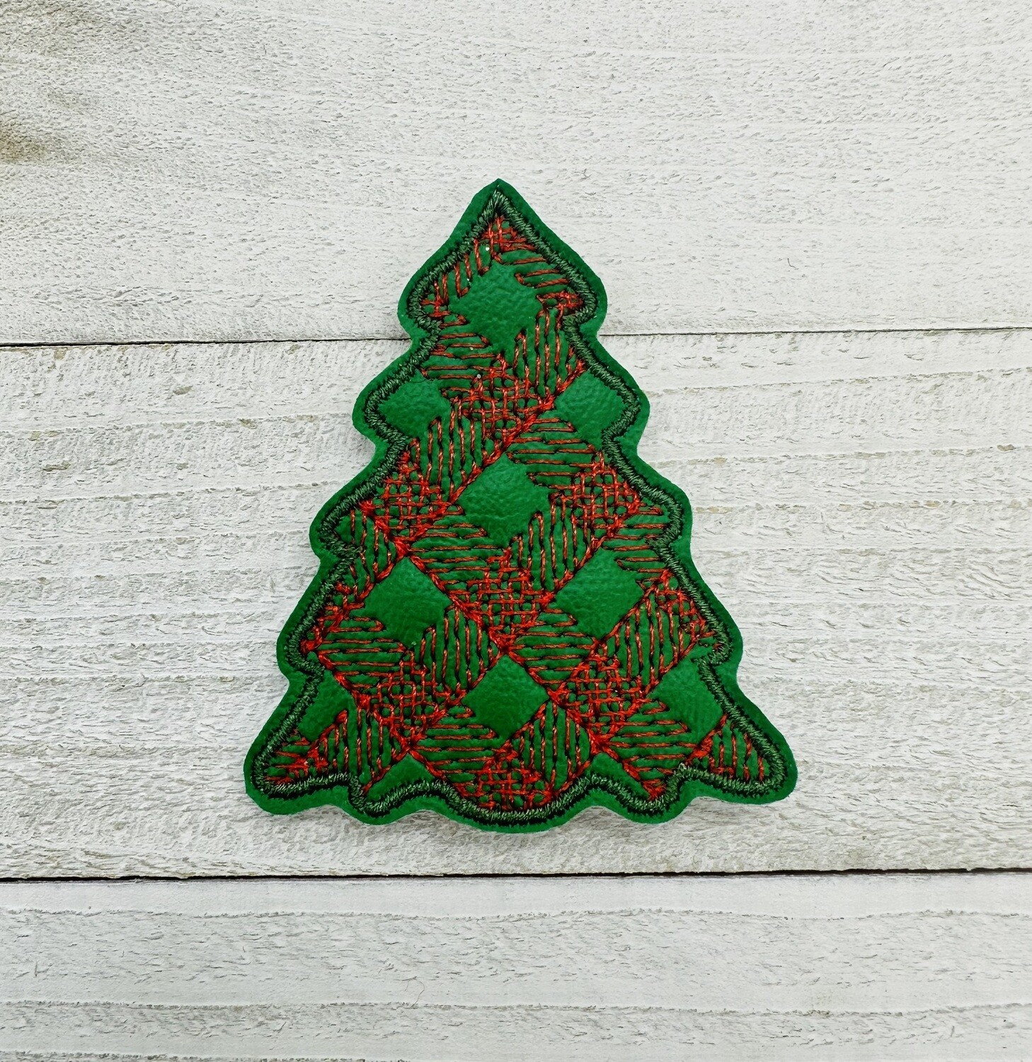 Plaid Tree Feltie