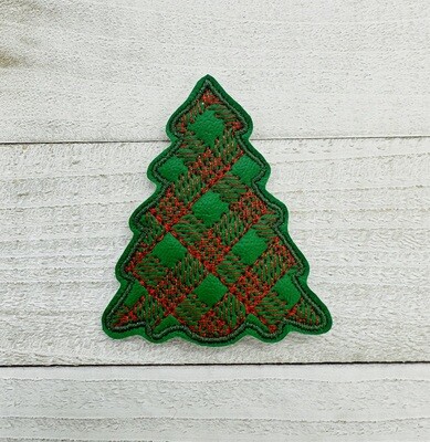 Plaid Tree Feltie
