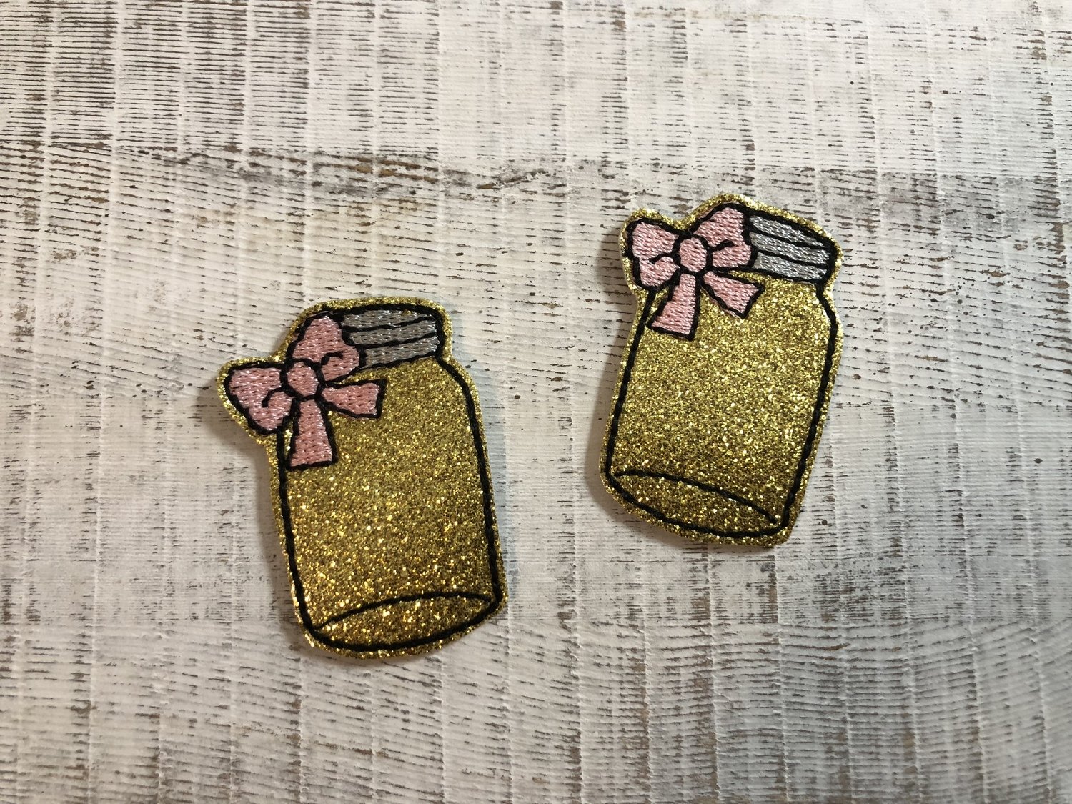 Gold Mason Jar
