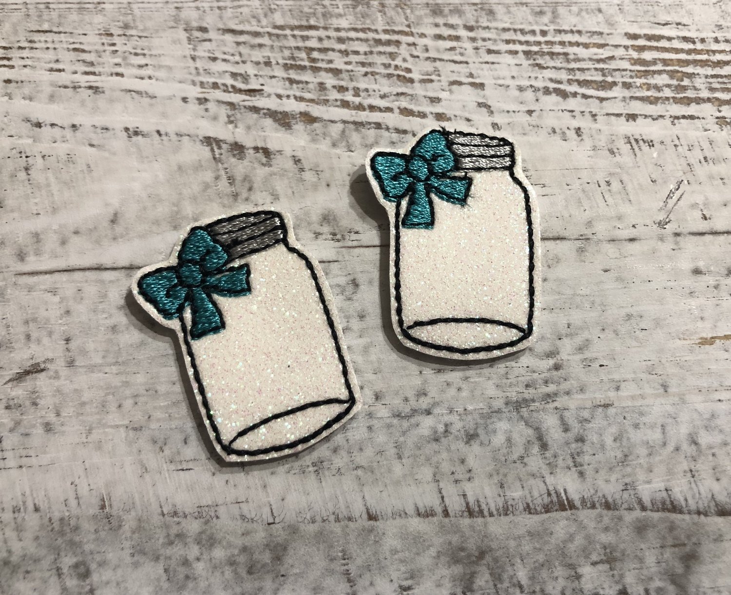 White Mason Jar