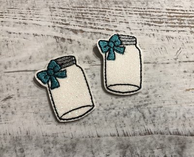 White Mason Jar