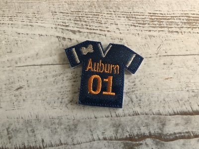 Auburn Jersey Feltie