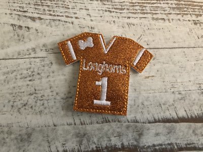 Longhorns Jersey Feltie