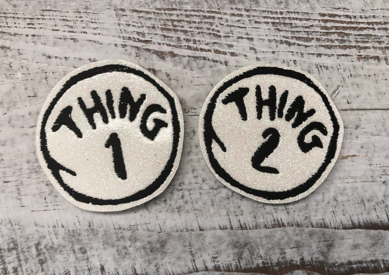 Thing 1 or Thing 2 Feltie
