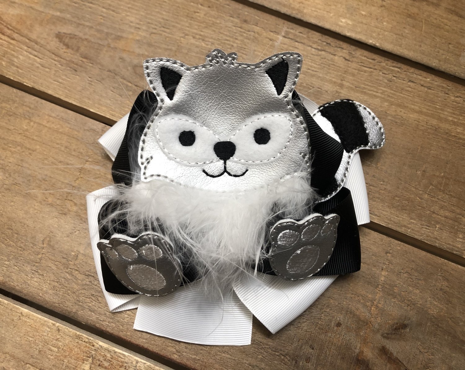 Raccoon Hair Bow