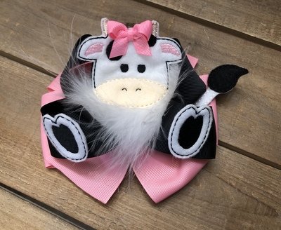 Cow Hair Bow
