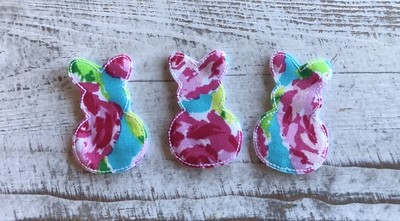 Bunny Silhouette feltie