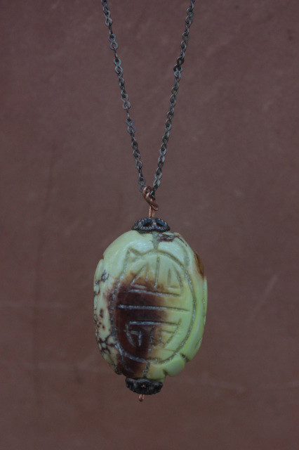 Carved Soapstone Pendant Carved Soapstone Pendant