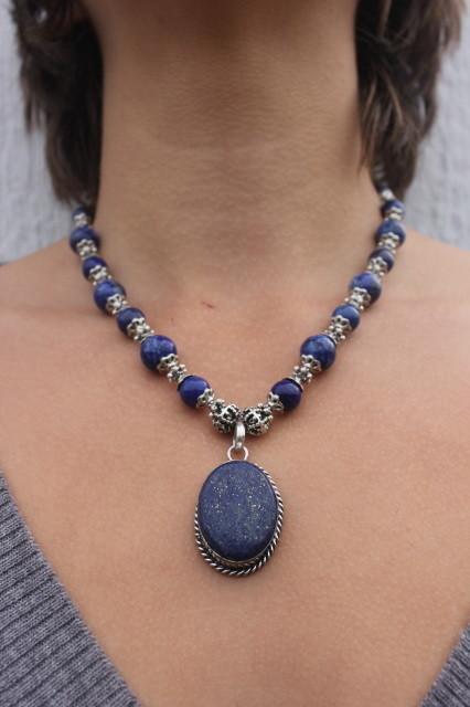 Lapis Lazuli Pendant Necklace