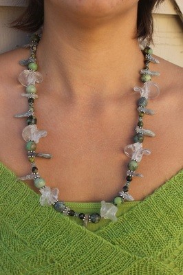 Kyanite Beaded Necklace