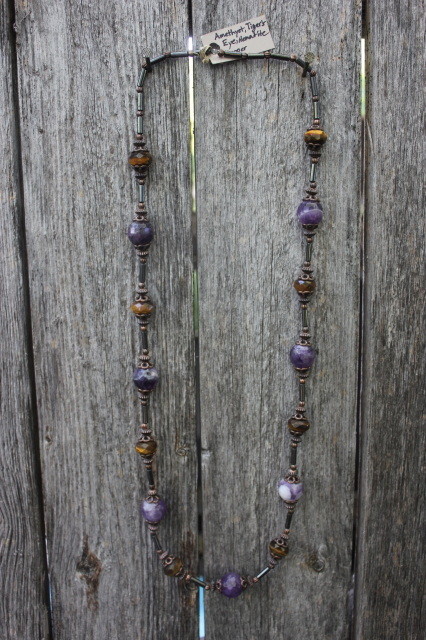 Tiger&#39;s Eye, Amethyst, Hematite &amp; Copper