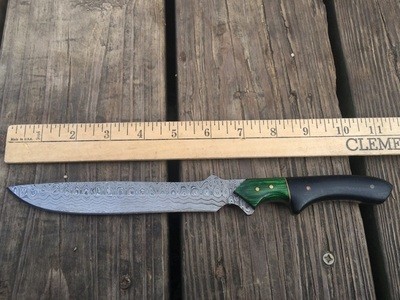 Thin Damascus Knife