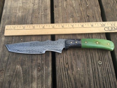Super Unique Damascus Knife, BY CUSTOM ORDER ONLY