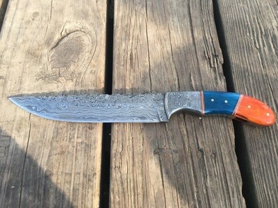 Superb Damascus Knife, BY CUSTOM ORDER ONLY