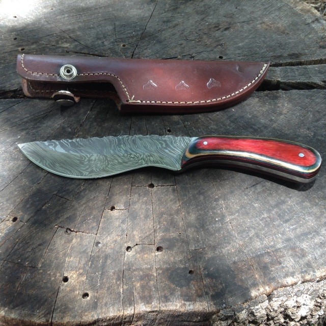Beautiful Damascus Knife, BY CUSTOM ORDER ONLY