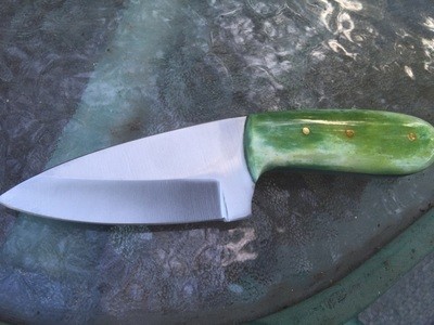 Beautiful D2 Small Skinner Knife, CUSTOM ORDER ONLY