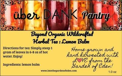 Beyond Organic Lemon Balm Pure Herbal Tea