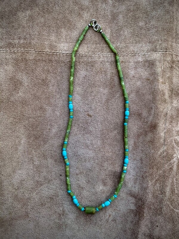Delicate Jade &amp; Turquoise Necklace