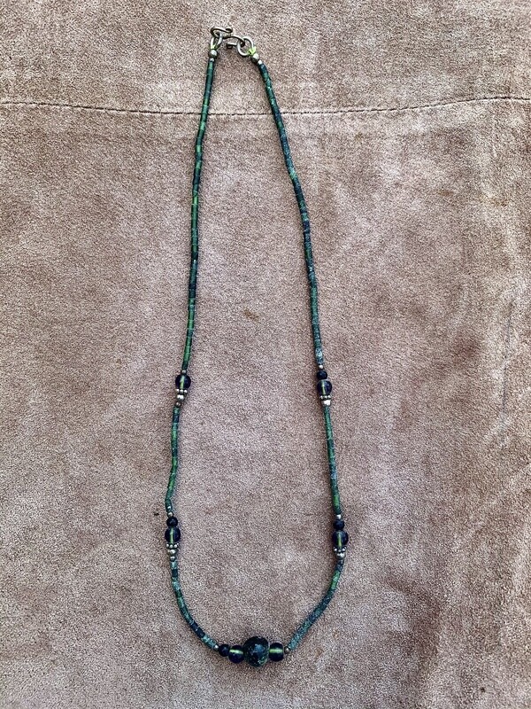 Delicate Jade &amp; Jasper Necklace