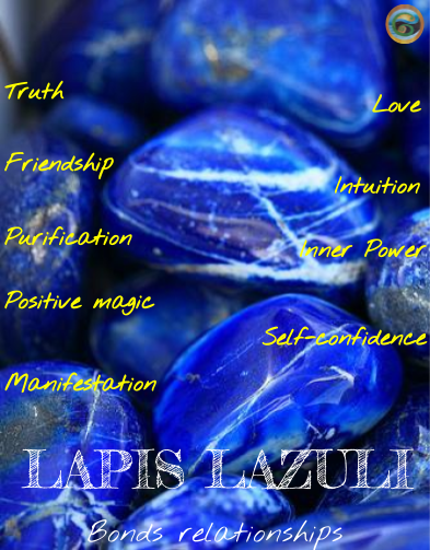 Lapis Lazuli, Amethyst &amp; Hematite on Copper