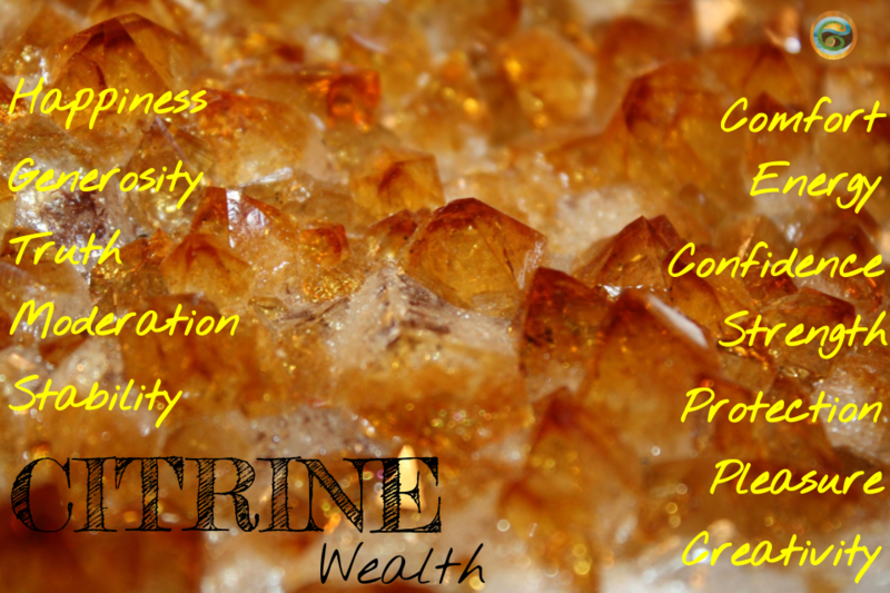 Polished Citrine, Hematite, &amp; Rutilated Green Quartz