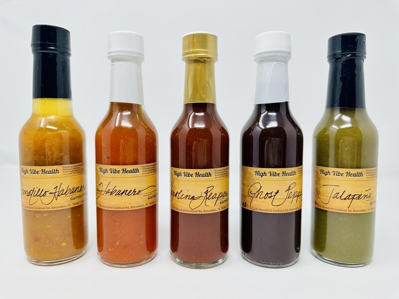 5 Piece Hot Sauce Pack