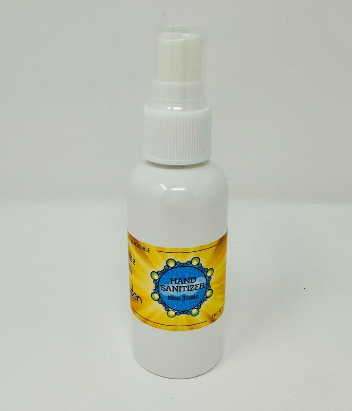 Natural, Non Toxic Hand Sanitizer