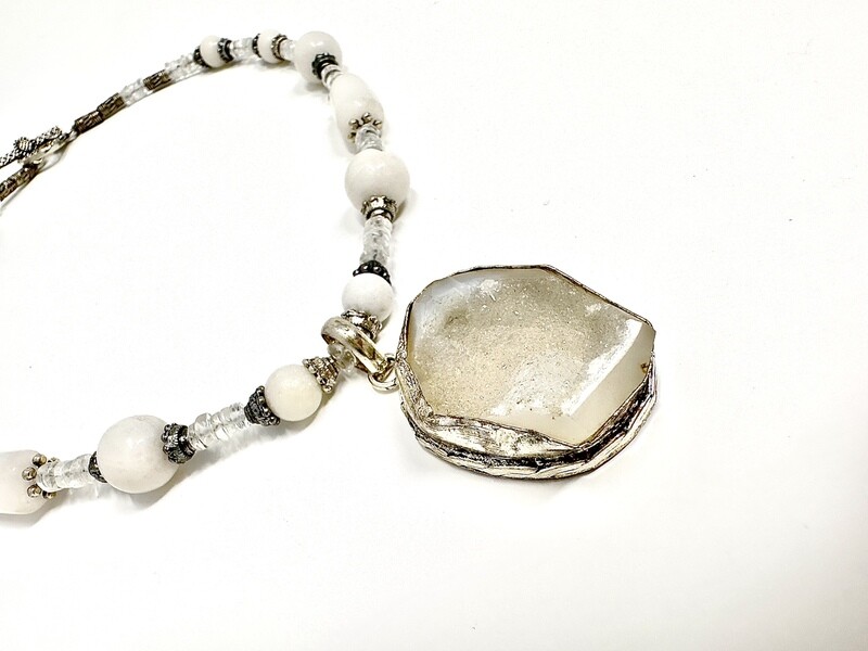 Druzy Quartz Necklace