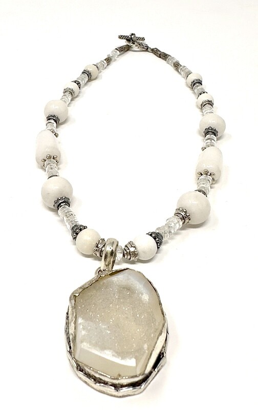 Druzy Quartz Necklace