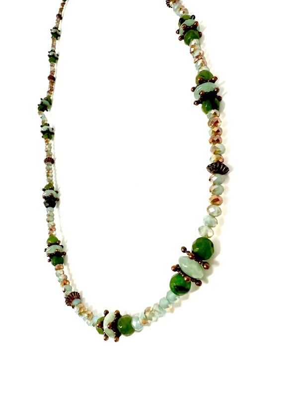 Jade &amp; Opalite Necklace