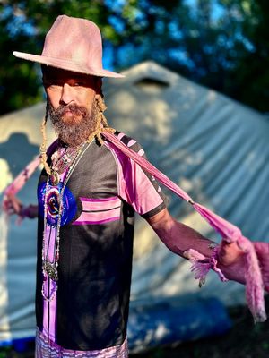 QuiNnjA Black &amp; Pink Cross T Shirt