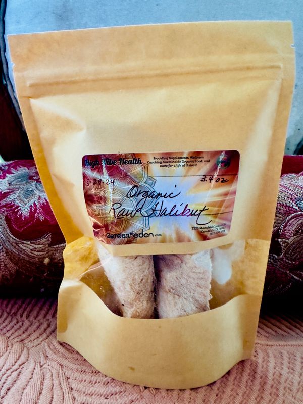 Freeze Dried Raw Halibut, 3.4 oz