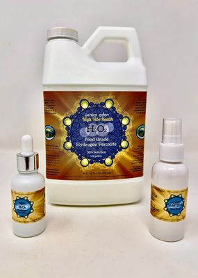1/2 gallon 35% Food Grade Hydrogen Peroxide 1/2 gallon 35% Food Grade Hydrogen Peroxide