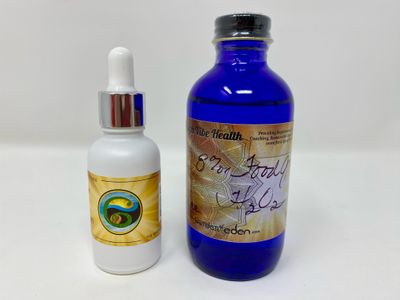 4 oz 8% Food Grade Hydrogen Peroxide Diluted in GLASS BOTTLE
