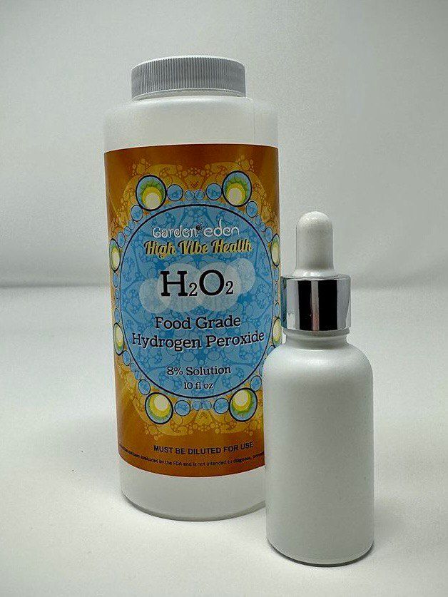 10 oz 35% Diluted to 8% Food Grade Hydrogen Peroxide Diluted for International Shipping