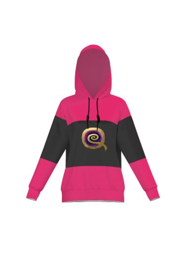 QuiNnjA Hot Pink Hoodie