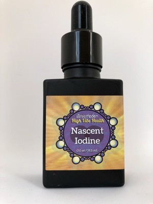 0.5 oz Nascent Iodine High Vibe Health from The Garden Nascent Iodine